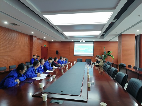 5月10日，彬州公司綠色工廠創(chuàng)建啟動會在行政會議室召開，渭化集團(tuán)副總經(jīng)理段立波、彬州公司副總經(jīng)理、生產(chǎn)部部長張安平等相關(guān)單位負(fù)責(zé)人參會.jpg